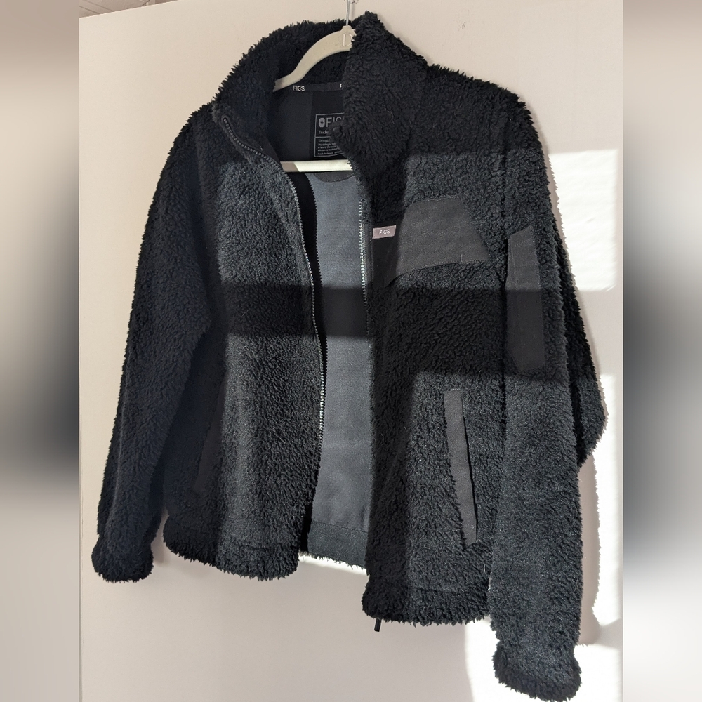 Figs On-Shift High Pile Fleece Bomber Jacket